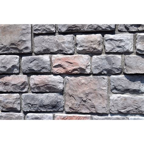 M Rock Cumberland Colonial Cobble 100 Sq Ft Gray Stone Veneer At