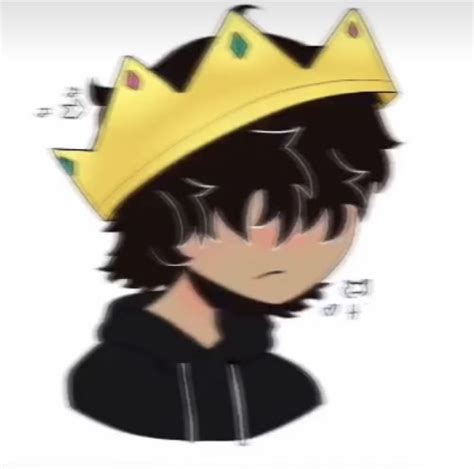 Boy With Crown Pfp Cartoon Profile Pics Cute Anime Pics Cute