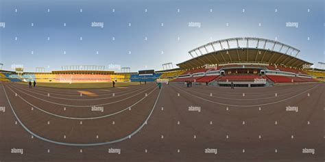 360° View Of Beijing Workers Stadium Runway Alamy
