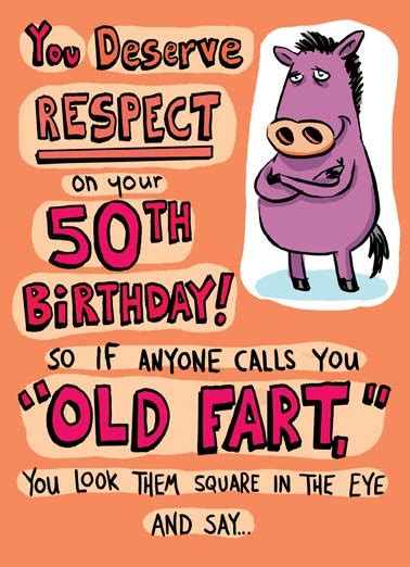 Printable 50th Birthday Cards Funny Printable Cards