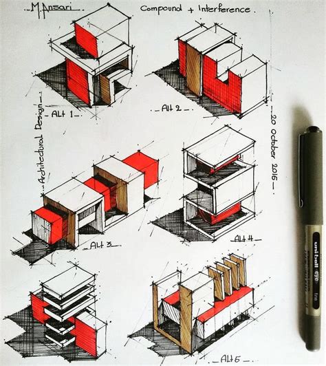Basic Forms Sketching By Mansariarchitect Archidrawing Archisketch