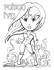 Poison Ivy DC Superhero Girls Coloring Page Coloring Home