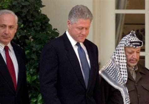 T/i 11:10:15israeli prime minister benjamin netanyahu at the erez crossing in gaza on wednesday (4/9) formally met palestinian leader yasser arafat for the. This Week in History: Wye River land-for-peace deal ...