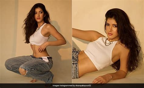 When Youre Shanaya Kapoor Even A Tank Top And Jeans Look Incredible