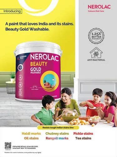 NEROLAC Beauty Gold Washable 20 Ltr At Rs 380 Litre In Nalanda ID