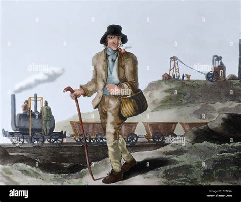 Revolución Industrial Siglo Xix La Minera Inglesa Y El Transporte Del