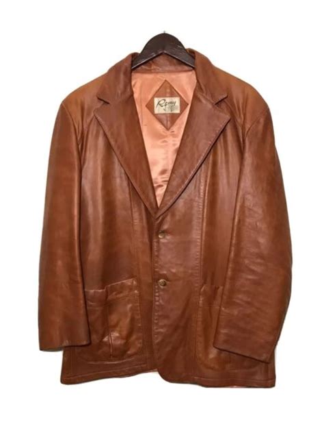 King Ranch Mens Size 48 Brown Suede Leather Blazer Jacket Vintage Ebay
