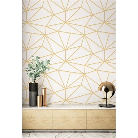 Fairborn Triangle Mosaic 27 L X 27 W Wallpaper Roll