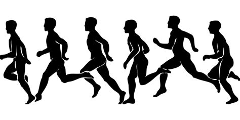 Runners Silhouette People · Free Vector Graphic On Pixabay