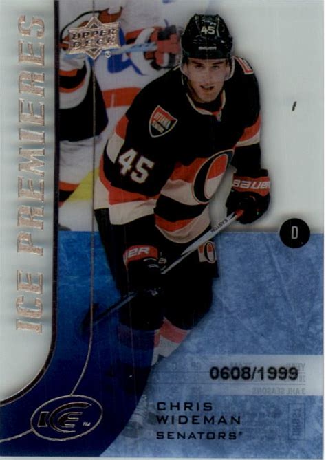 Does chris weidman have anything left? 2015-16 Upper Deck Ice Senators Hockey Card #135 Chris ...