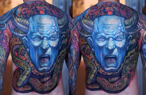 energy-tattoo-neon-full-back-tattoomagz-›-tattoo-designs-ink-works-body-arts-gallery