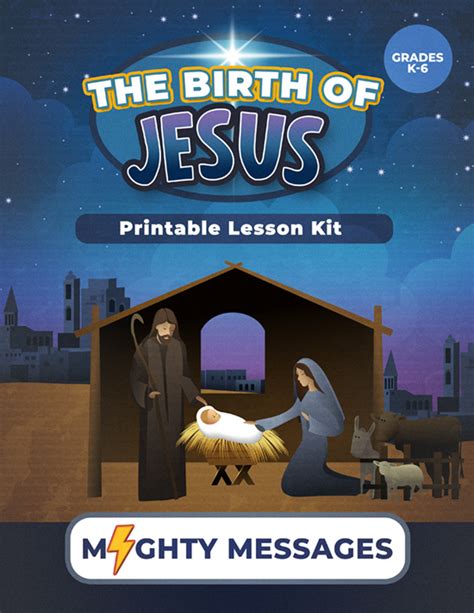 The Birth Of Jesus Activity Sheets