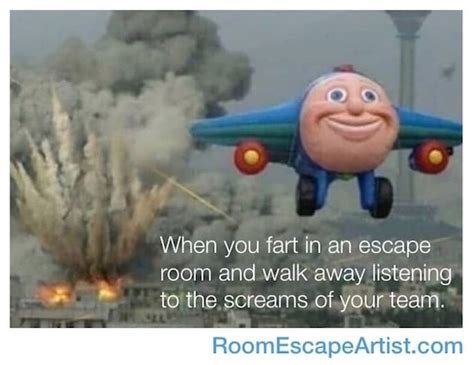 Farting In Escape Rooms Meme Room Escape Artist