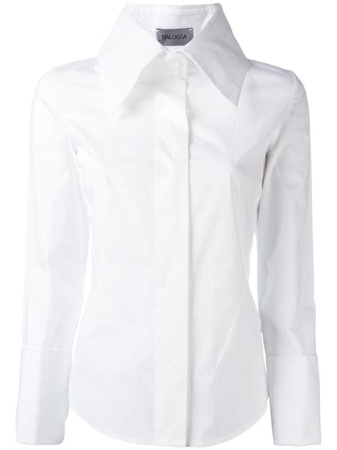 Womens White Collared Shirt Cogblog