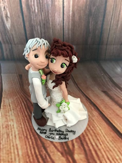 Wedding Cake Topper Bride And Groom Etsy