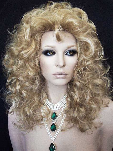 Gorgeous Puffy Blonde On Blonde Drag Wig