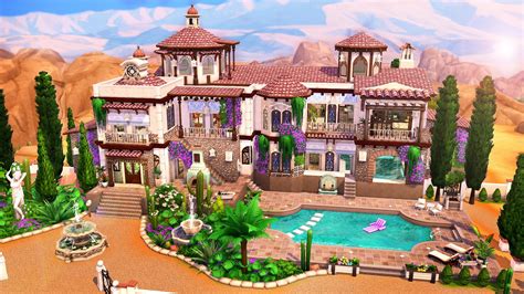 Sarah 🌿🌱 Sims 4 Creations On Twitter Sul Sul Today I Built A Mansion In Oasis Springs 🌴🏡