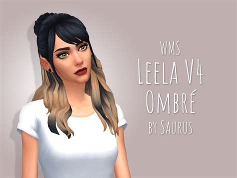 Sims 4 Ombre Hair Maxis Match Pubroc