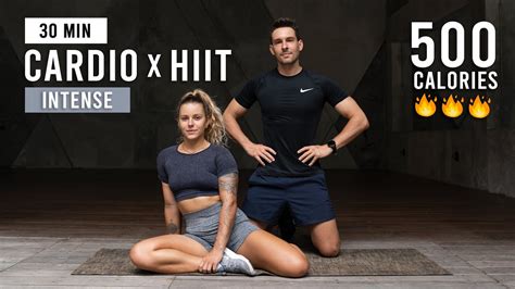 30 Min Full Body Cardio Hiit Workout Intense No Equipment Youtube