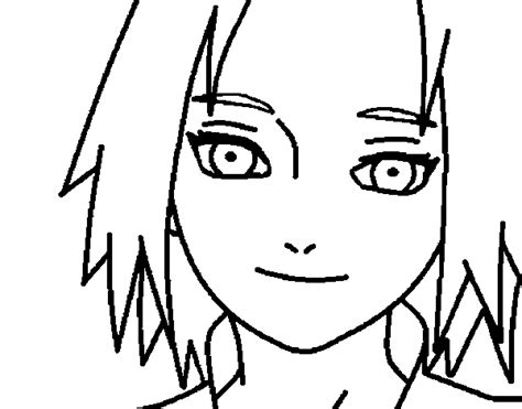 Dibujo De Sakura Haruno Red Para Colorear