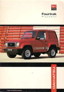 Daihatsu Fourtrak Accessories Uk Market Sales Brochure