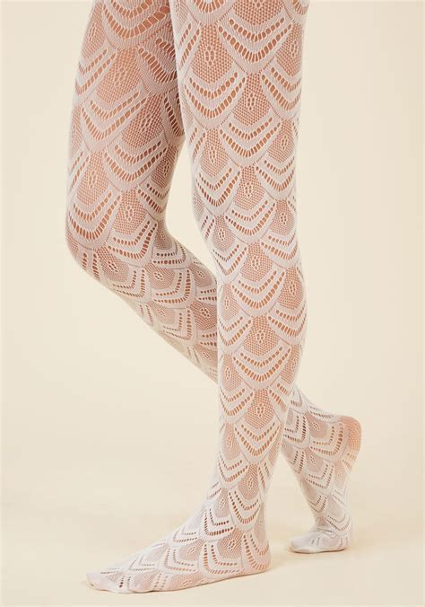 Crm Main White Tights Tights Modcloth