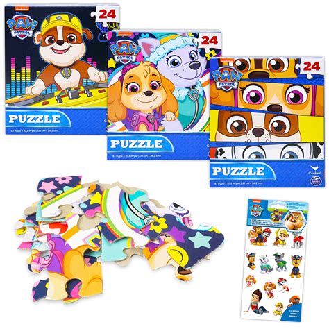 Buy Nickelodeon Paw Patrol Puzzle Set Paw Patrol Party Favors 3 Pack