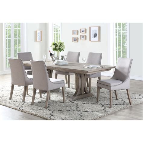 Furniture of america cassie transitional dining table in antique. Winners Only Xena Transitional 7 Pc Dining Set | Sheely's ...