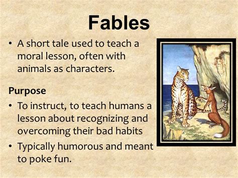 Fable Understanding Literature