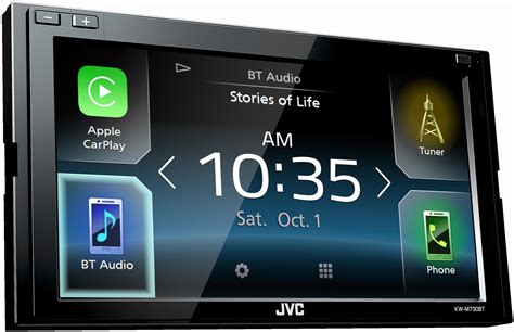 Jvc Kw M730bt 68 Touch Screen Car Stereo With Carplay And Android Auto
