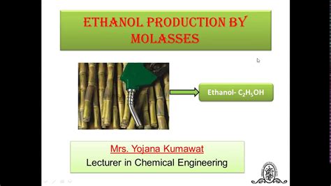 Process Flow Diagram Of Production Of Ethanol From Molasses YouTube