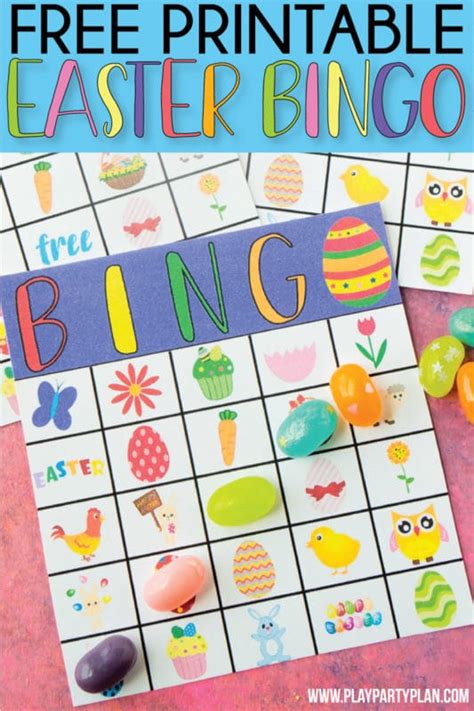 Easter Bingo Game Free Printable Free Printable Templates
