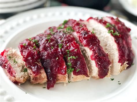 Cranberry Glazed Turkey Breast A Pretty Life In The Suburbs