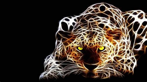 3d Tiger Background Tiger Tiger Art Awesome Leopard Hd Wallpaper