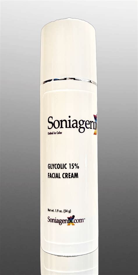 Glycolic 15 Facial Cream Soniagenix