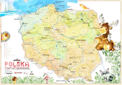 Mapa Polski Prezent Nie Tylko Dla Dzieci