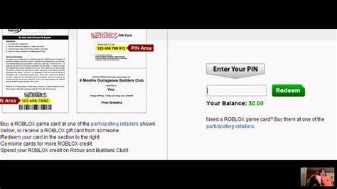 How To Redeem Your Roblox Gamecard Youtube