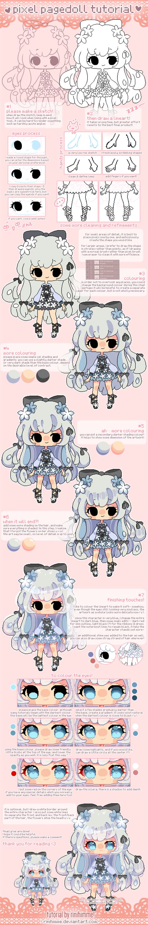Rinis Pixel Pagedoll Tutorial By Rinihimme On Deviantart