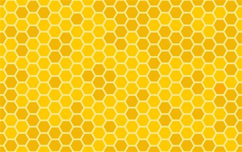 Honeycomb Background Beehive Seamless Pattern Vector Illustration Of