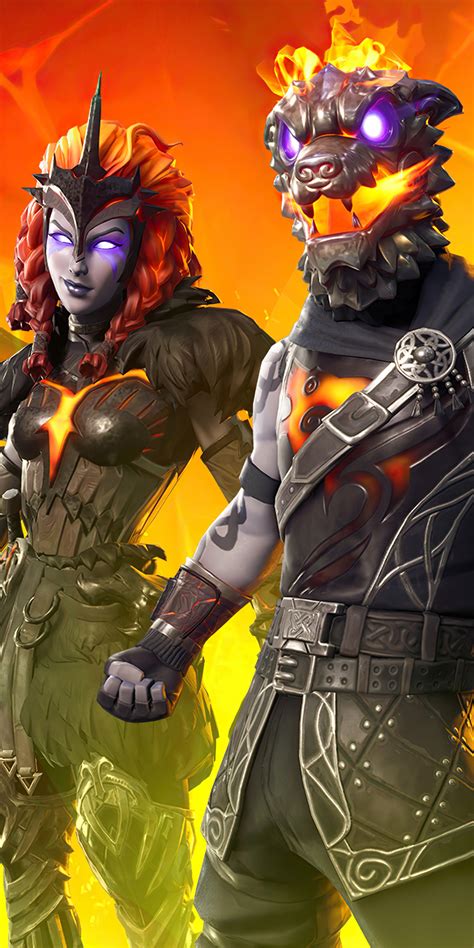 1080x2160 Resolution New 2020 Fortnite Lava One Plus 5thonor 7xhonor