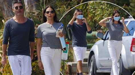 simon cowell and lauren silverman take romantic stroll in malibu mirror online