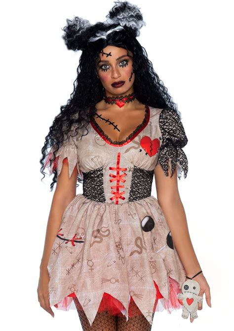 Horror Deadly Voodoo Doll Costume Adult Plus Size