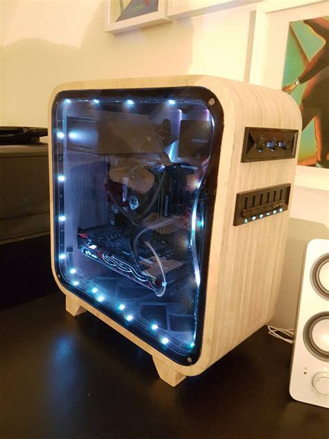 Wooden Pc Build Log Diy Computer Case Custom Computer Case Custom