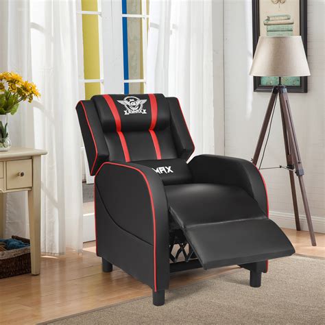 Massage Gaming Recliner Chair Racing Single Lounge Sofa Home Theater Seat Ebay