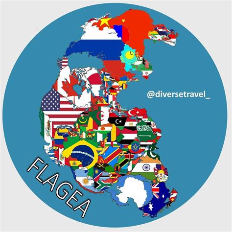 Map Of Pangea With Current International Borders Vivid Maps