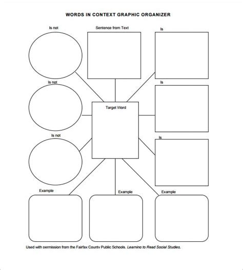 Vocabulary Words Worksheet Template