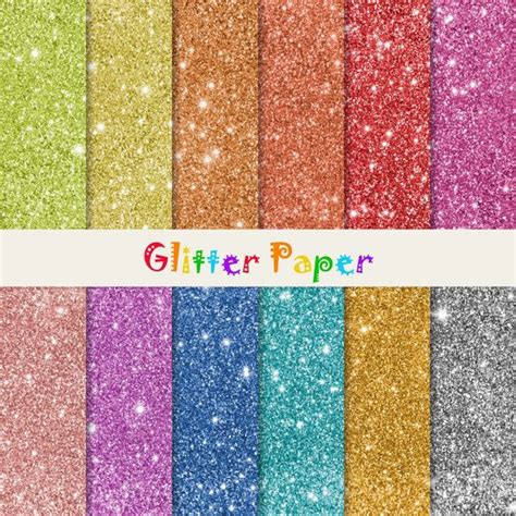 Buy 2 Get 1 Free Digital Glitter Paper Pink Glitter Gold Etsy In 2021
