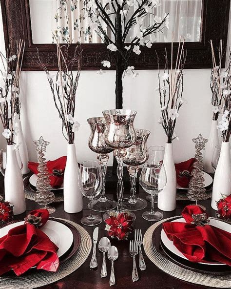 Red Christmas Tablescape Yahoo Image Search Results Holiday Table