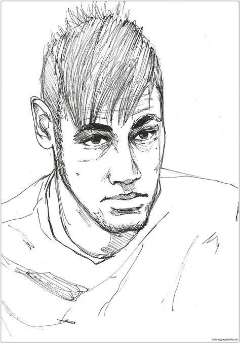 You can print out this neymar coloring pagev or color it online with our coloring machine. Neymar-image 6 Coloring Page - Free Coloring Pages Online