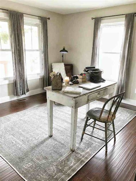 Creating A Vintage Farmhouse Office Space Mornings On Macedonia